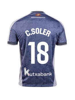Real Sociedad Carlos Soler #18 Gostujuci Dres 2025-26 Kratak Rukavima